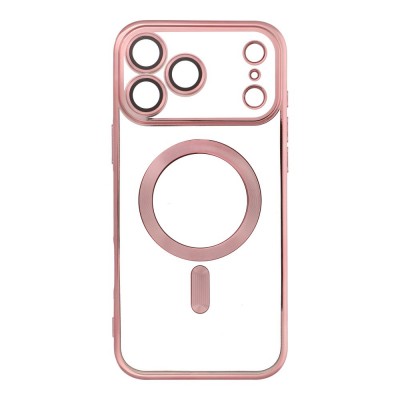 Oem Θήκη Back Cover Electro Magsafe Για Apple iPhone 17 Pro Max 5G 6,9" Ροζ - Χρυσό