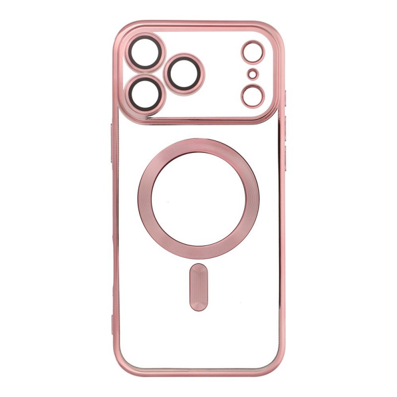 Oem Θήκη Back Cover Electro Magsafe Για Apple iPhone 18 Pro Max 5G 6,9" Ροζ - Χρυσό