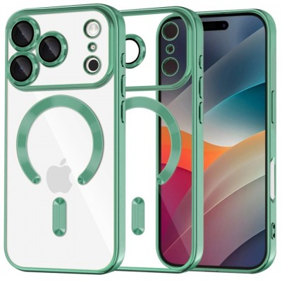 Oem Θήκη Back Cover Electro Magsafe Για Apple iPhone 18 Pro 5G 6,3" Πράσινο
