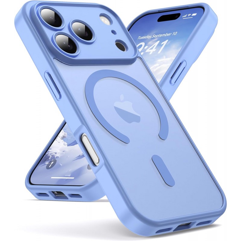 Oem Θήκη Back Cover Electro Magsafe Ημιδιαφανή Για Apple iPhone 17 Pro Max 5G 6,9" Λιλά (Κλειστή Κάμερα)
