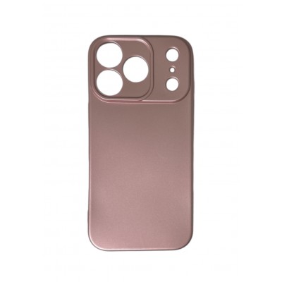 Oem Θήκη Σιλικόνης Soft 2.0 mm Για Apple iPhone 17 Pro 5G 6,3" Metallic Ροζ - Χρυσό