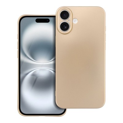 Oem Θήκη Σιλικόνης Soft 2.0 mm Για Apple iPhone 17 5G 6,3" Metallic Χρυσό