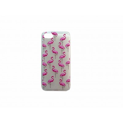 Oem Θήκη Σιλικόνης Διάφανη Με Σχέδιο Flamingo Για Apple iPhone 7 / 8 / SE 2020 / SE 2022  Σχέδια