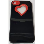 Oem Soft Case Gel TPU Cover 2.0mm  Good Luck  Καρδιά Για Apple iPhone 7 / 8 / SE 2020 / SE 2022  Μαύρο