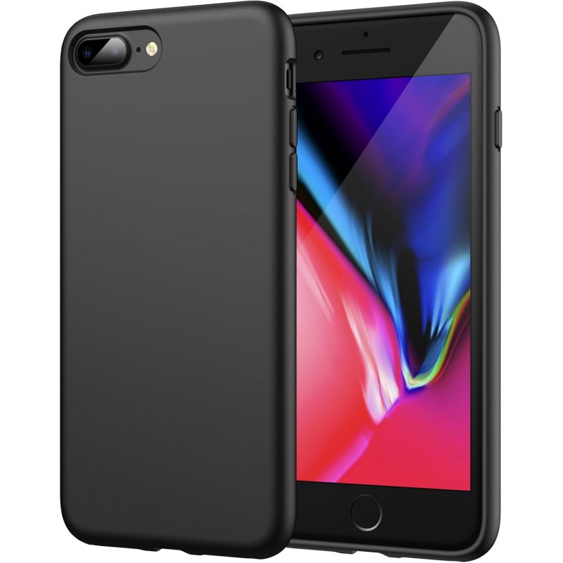 Oem Θήκη Σιλικόνης Matt 1,2 mm Για Apple iPhone 7 / 8 Plus Μαύρο