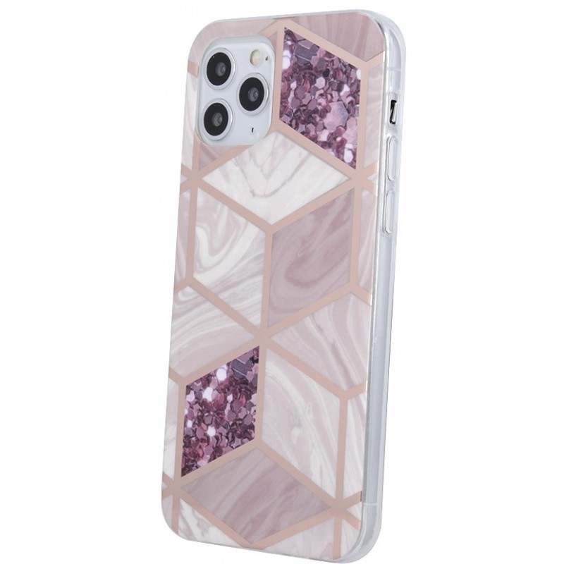 Oem Θήκη Σιλικόνης Geometric Marmur Case Για Apple iPhone 13 Pro Max 6.7"  Σχέδια   