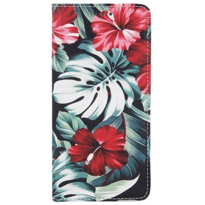 Oem Θήκη Βιβλίο Smart Trendy case Red Flower Για Apple iPhone 13 6.1'' Σχέδια