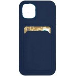 Oem Θήκη Σιλικόνης Με Υποδοχή Κάρτας Για Apple iPhone 11 Pro Max  Μπλε