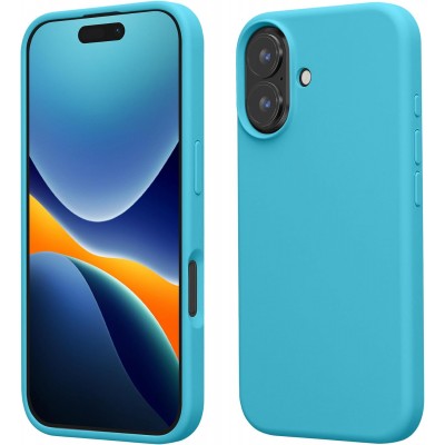 Oem Θήκη Σιλικόνης Soft 2.0 mm Για Apple iPhone 16 5G 6,1" Γαλάζιο