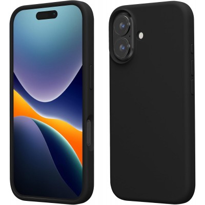 Oem Θήκη Σιλικόνης Soft 2.0 mm Για Apple iPhone 16 5G 6,1" Μαύρο