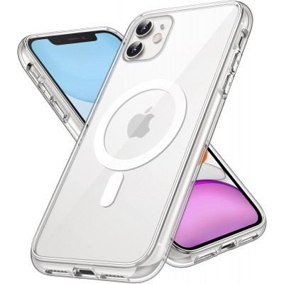  Oem Θήκη TPU & PC Ultra Hybrid Mag Magsafe φορτιστή Για Apple iPhone 11 Διάφανο