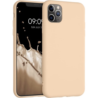 Oem Θήκη Σιλικόνης Matt 1,2 mm Για  Apple iPhone 11 Pro Max Nude - Ροζ