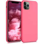 Oem Θήκη Σιλικόνης Matt 1,2 mm Για  Apple iPhone 11 Pro Ροζ