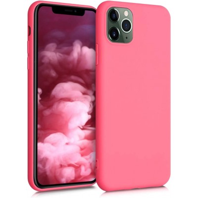 Oem Θήκη Σιλικόνης Matt 1,2 mm Για  Apple iPhone 11 Pro Ροζ