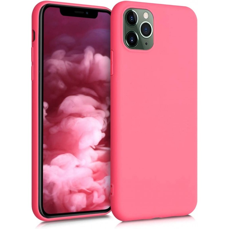 Oem Θήκη Σιλικόνης Matt 1,2 mm Για  Apple iPhone 11 Pro Ροζ