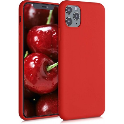 Oem Θήκη Σιλικόνης Matt 1,2 mm Για  Apple iPhone 11 Pro Max  - Κόκκινο