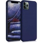 Oem Θήκη Σιλικόνης Matt 1,2 mm Για  Apple iPhone 11 Pro Σκούρο - Μπλε