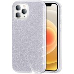Oem Θήκη Shining Χρυσόσκονη Για Apple iPhone 11 Pro Ασημί