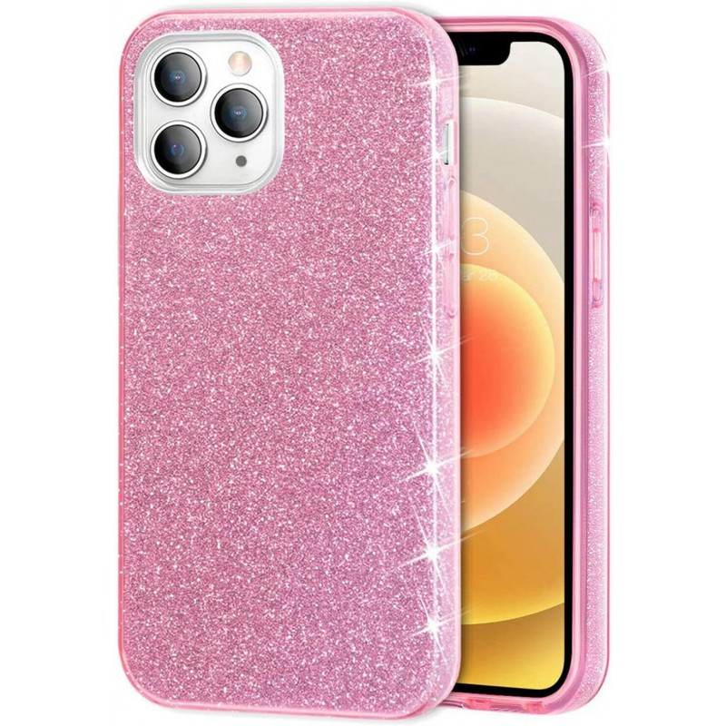 Oem Θήκη Shining Χρυσόσκονη Για Apple iPhone 11 Pro Max Ροζ