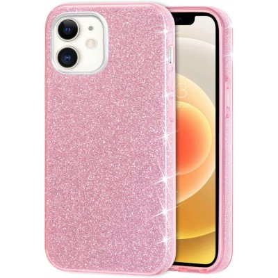 Oem Θήκη Shining Χρυσόσκονη Για Apple iPhone 11 Ροζ