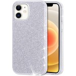 Oem Θήκη Shining Χρυσόσκονη Για Apple iPhone 11 Ασημί 