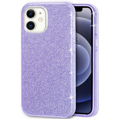 Oem Θήκη Shining Χρυσόσκονη Για Apple iPhone 11 Μωβ