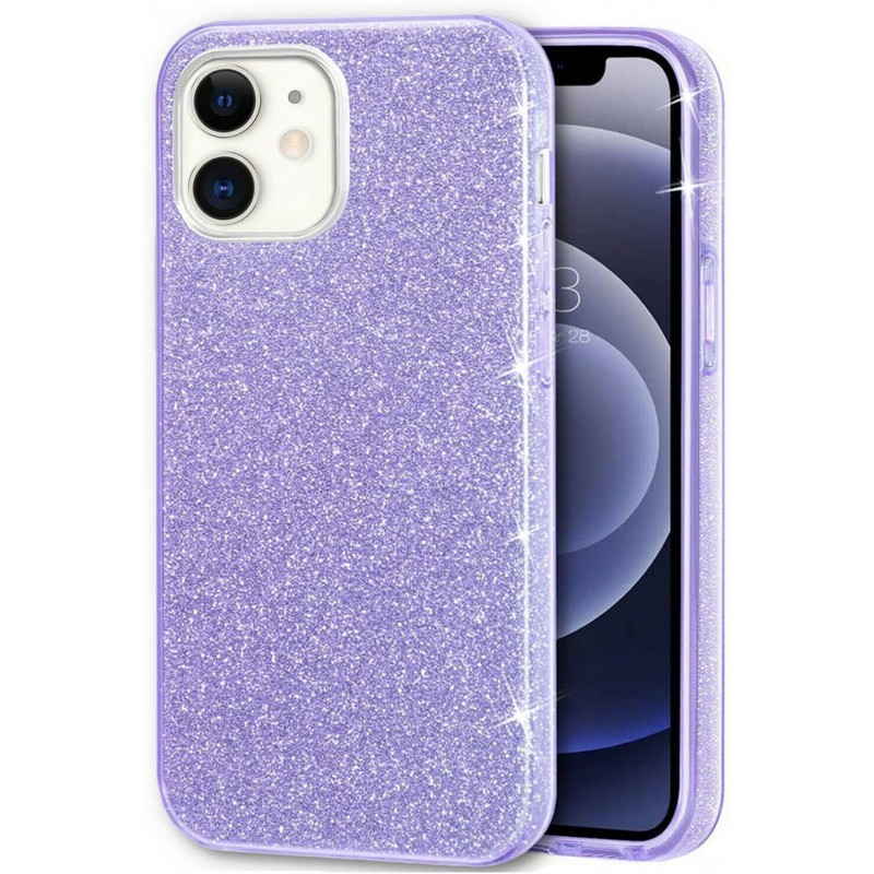 Oem Θήκη Shining Χρυσόσκονη Για Apple iPhone 11 Μωβ