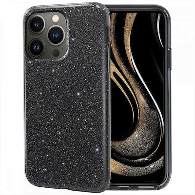 Oem Θήκη Shining Χρυσόσκονη Για Apple iPhone 13 Pro 6.1" Μαύρο