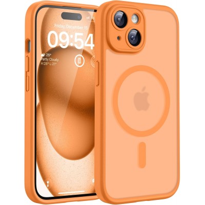 Oem Θήκη Back Cover Electro Magsafe Ημιδιαφανή Για Apple iPhone 13 6.1'' Πορτοκαλί