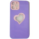 Oem Soft Case Gel TPU Cover 2.0mm  Good Luck  Καρδιά Για '  Μωβ