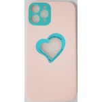 Oem Soft Case Gel TPU Cover 2.0mm  Good Luck  Καρδιά Για Apple iPhone 11 Pro  Ροζ