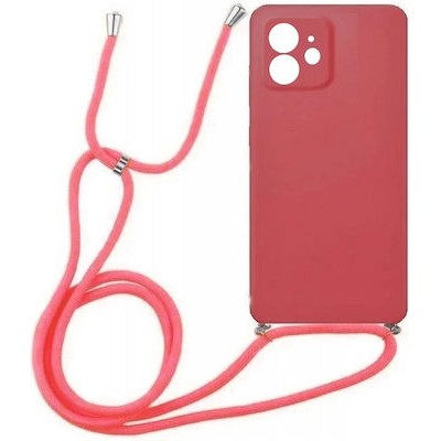 Oem Cord Silicone   Κόκκινο Για Apple iPhone 12 Pro Max 6,7'' Με Λουρί Κόκκινο