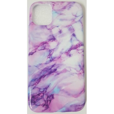 Oem  Θήκη Σιλικόνης Marmur 1 case Για  Apple iPhone 11  Μωβ