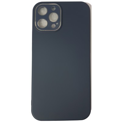 Oem Soft Matt Case Gel Tpu 3.0mm Με Προστασία Κάμερας Για Apple iPhone 12 Pro 6,1'' Μπλε