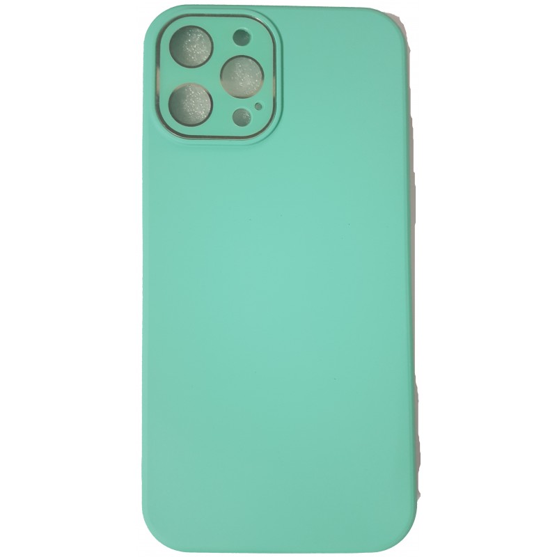 Oem Soft Matt Case Gel Tpu 3.0mm Με Προστασία Κάμερας Για Apple iPhone 11 Pro Max  Τιρκουάζ