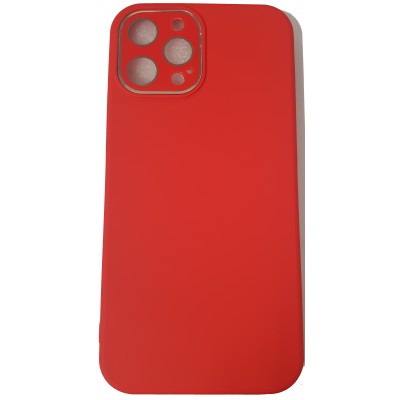 Oem Soft Matt Case Gel Tpu 3.0mm Με Προστασία Κάμερας Για Apple iPhone 11  Κόκκινο