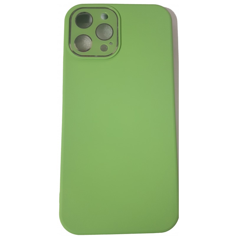 Oem Soft Matt Case Gel Tpu 3.0mm Με Προστασία Κάμερας Για Apple iPhone 11 Pro Max  Λαχανί 