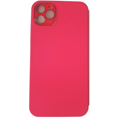 Oem Soft Matt Case Gel Tpu 3.0mm Με Προστασία Κάμερας Για Apple iPhone 11 Pro Max  Φούξια