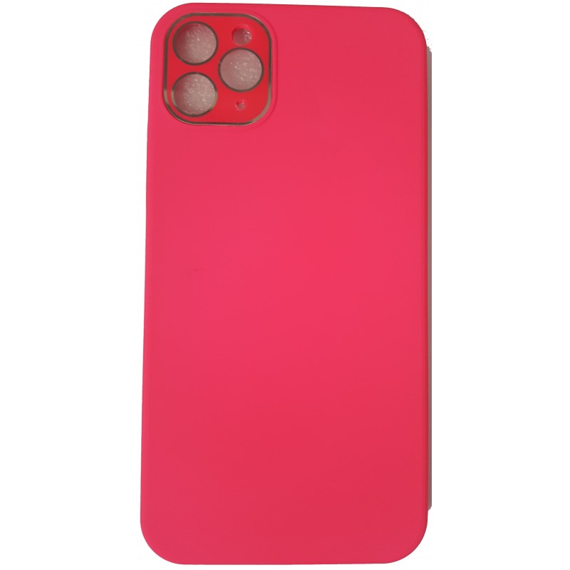 Oem Soft Matt Case Gel Tpu 3.0mm Με Προστασία Κάμερας Για Apple iPhone 11 Pro Max  Φούξια