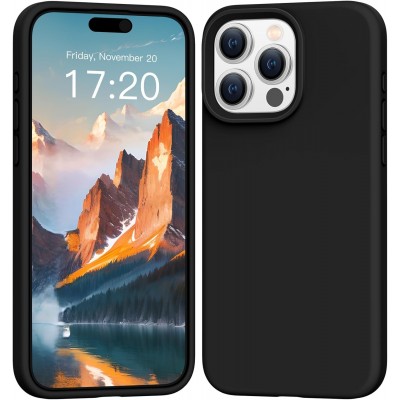 Oem Θήκη Σιλικόνης Matt 1,5 mm Για Apple iPhone 16 Pro 5G 6,3" Μαύρο