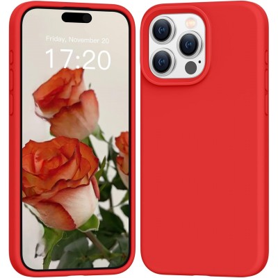 Oem Θήκη Σιλικόνης Matt 1,5 mm Για Apple iPhone 16 Pro 5G 6,3" Κόκκινο