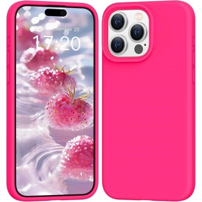 Oem Θήκη Σιλικόνης Matt 1,5 mm Για Apple iPhone 16 Pro Max 5G 6,9" Φούξια