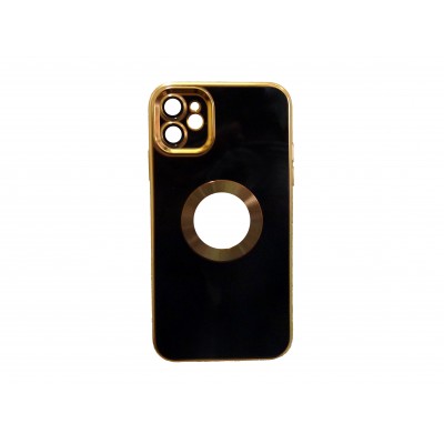  Oem Θήκη Back Cover Golden Luxury Magsafe 3,5 mm Box Για Apple iPhone 13 Pro Max 6.7" Μαύρο 