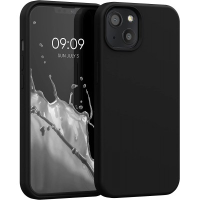 Oem Θήκη Σιλικόνης Matt 1,2 mm Για Apple iPhone 15 Plus 5G 6,7" Μαύρο