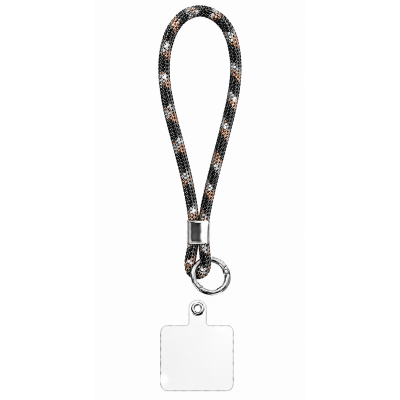 Luxury Crystal Wrist Strap Keychain Holder για Κινητό & Κλειδιά Πολύχρωμο