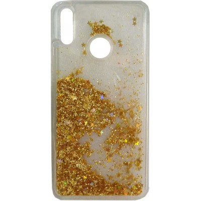 Oem Θήκη TPU Με Υγρό Glitter Για   Xiaomi Mi Max 3  Χρυσό