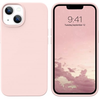 Oem Θήκη Σιλικόνης Soft 2.0 mm    Για Apple Iphone 13 Pro 6.1" Απαλό Ροζ Box