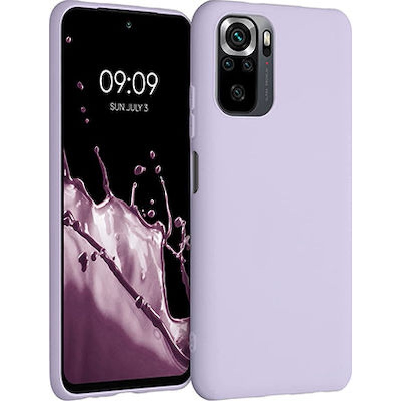 Oem Back Cover Silicone Soft 2,0mm Για Xiaomi Redmi Note 10 Pro / 10 Pro Max Λιλά