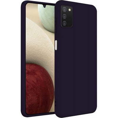 Oem Back Cover Silicone Soft 2.0mm Για Samsung Galaxy A02S Σκούρο Μπλε Box