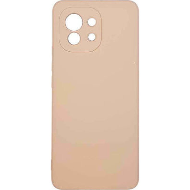 Oem Θήκη Σιλικόνης Matt 1,2 mm Για Xiaomi Mi 11 Lite 4G / 5G  Ροζ